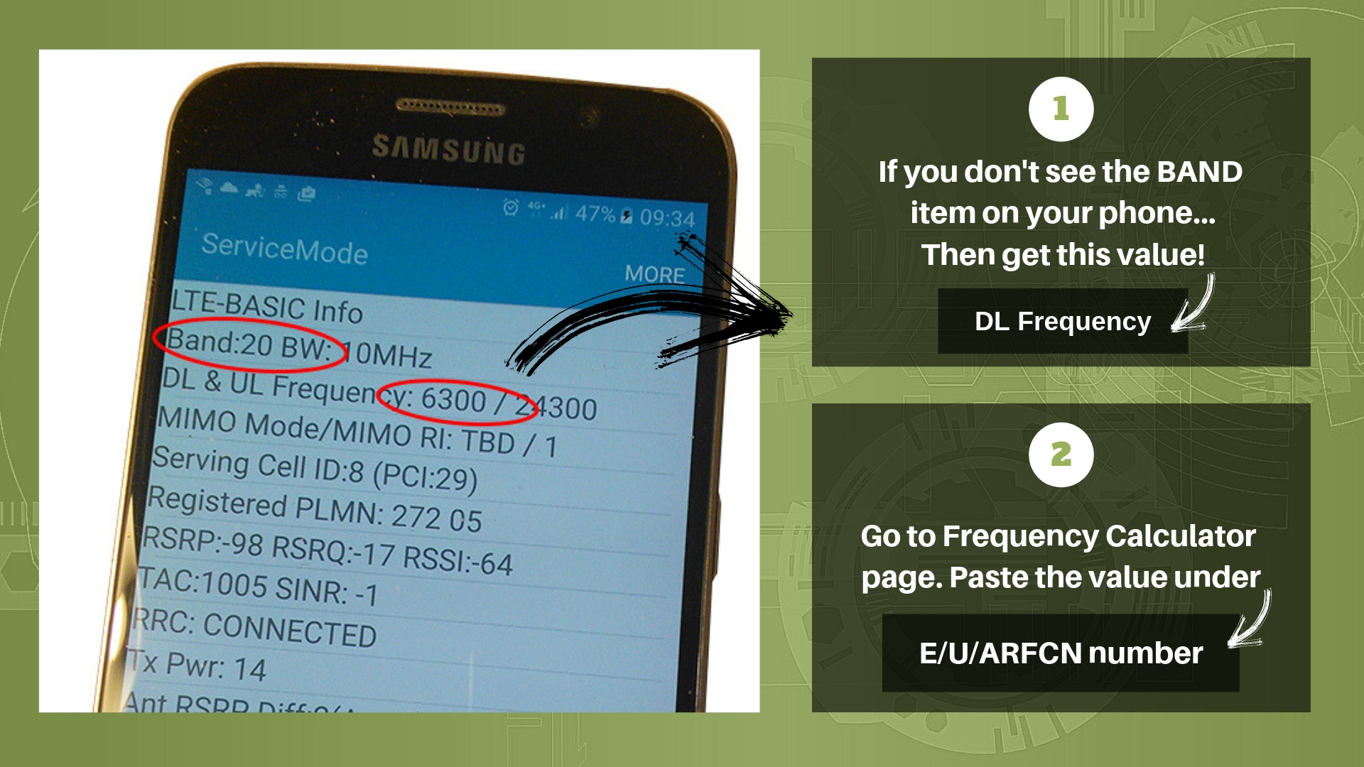 Photo Reference: Service Mode in Android Phones