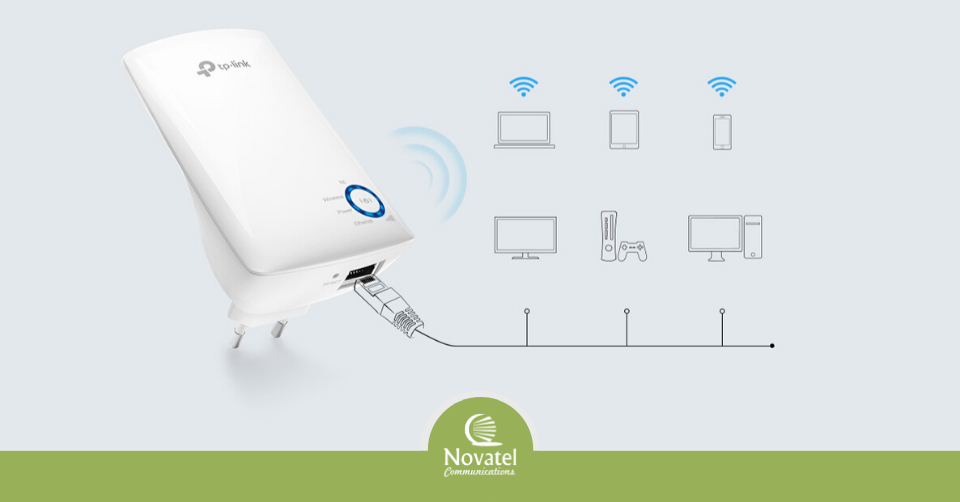 Reference Image: Connection Overview of the extender device