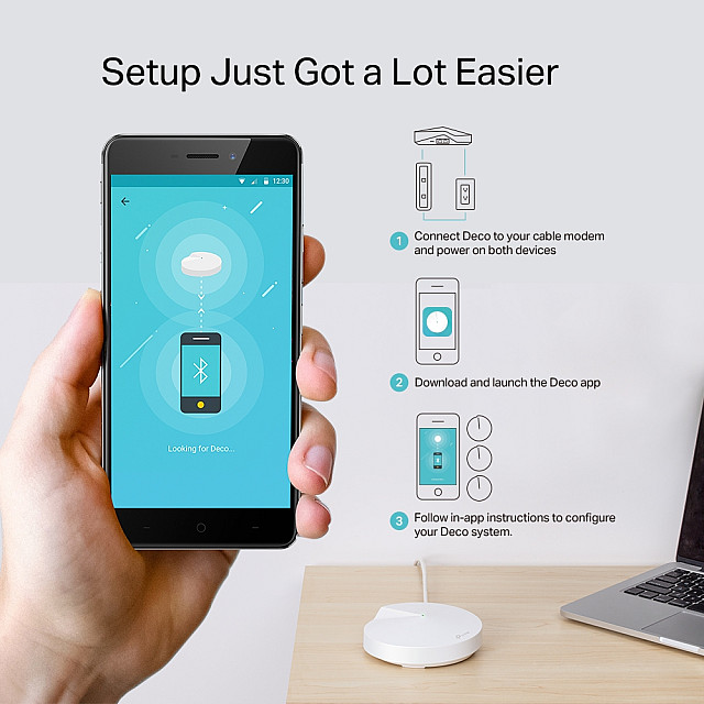 TP-Link Deco M9 Plus - Mesh WiFi System for Smart Homes