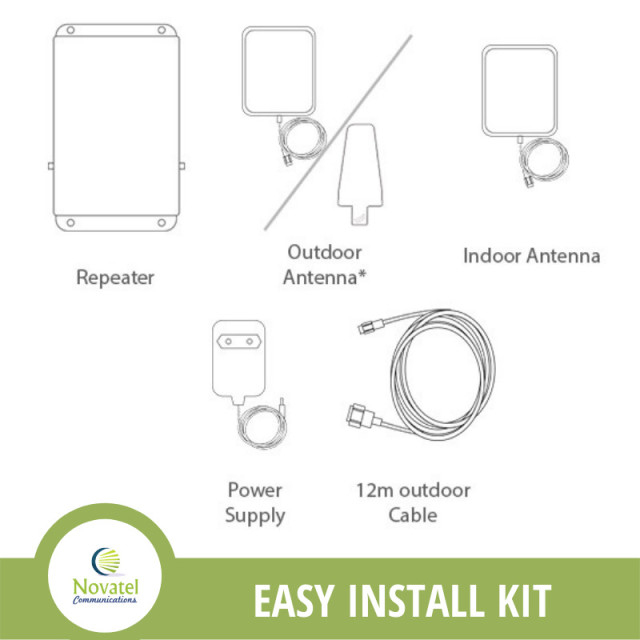 StellaDoradus 3-Band Mobile Phone Signal Repeater Kit For Domestic Use – Boosts Voice/SMS 4G LTE Signal In Your Homes (R3-SOHO-XXX)