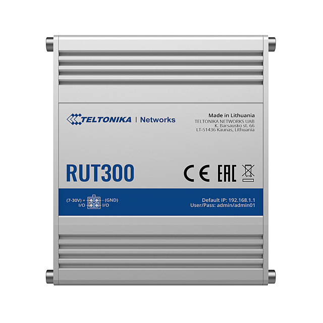 [EOL] Teltonika RUT300: Ethernet Router with VPN and VLAN Support