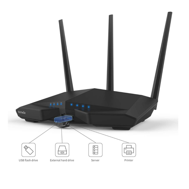 Tenda AC18 - AC1900 Smart Dual-Band Gigabit WiFi Router
