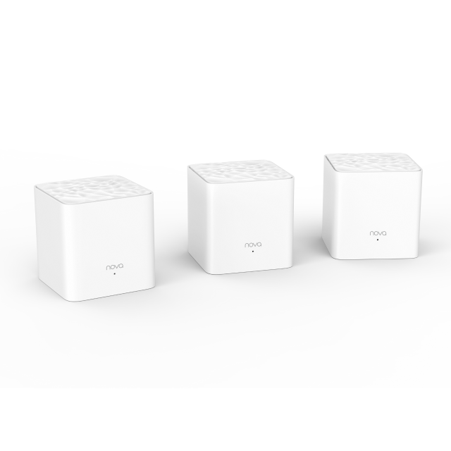 Tenda Nova MW3 AC1200 Whole Home Mesh WiFi System - PPPoE & Bridge Mode Capable (Pack of 3)