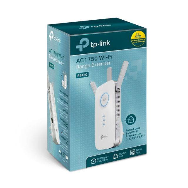 TP-Link RE450 - AC1750 Dual-band Wi-Fi Range Extender