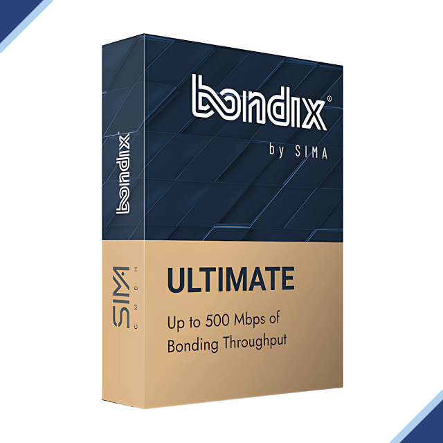Bondix Ultimate: Software License to Bond Multiple WAN Links For Up To 500Mbps Maximum Throughput
