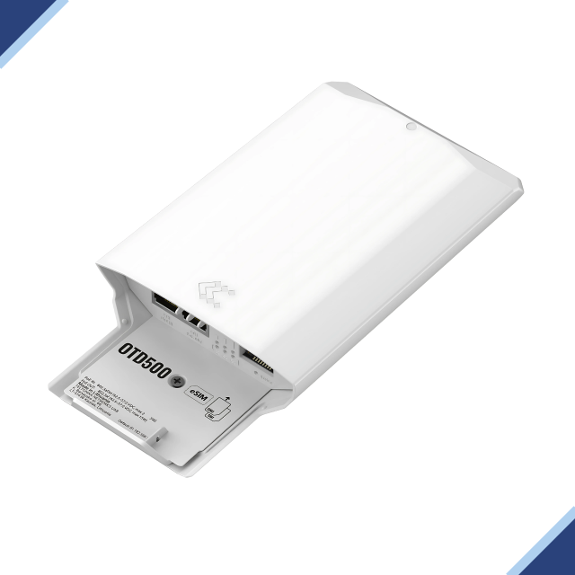 Teltonika OTD500: PoE Powered Dual SIM & eSIM Outdoor 5G Router with Built-in Antenna