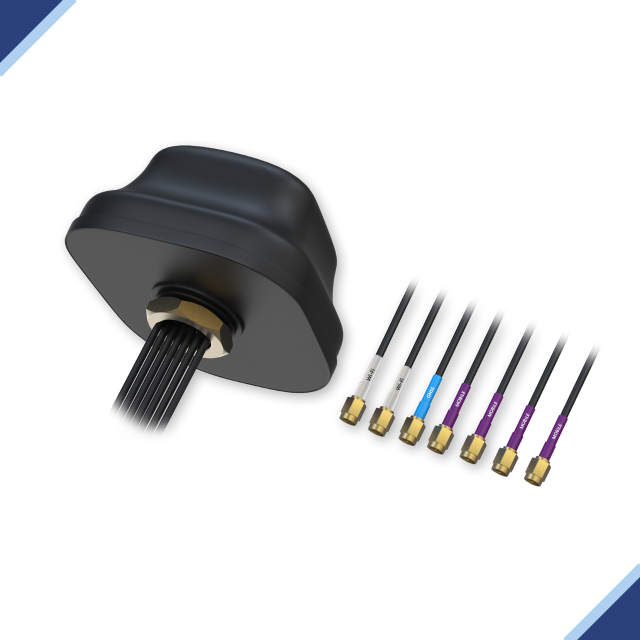 Teltonika Antenna Options Combo MIMO 5G Mobile / GNSS / WiFi SMA Vehicle Roof Antenna for RUT-Series Routers and TRB-Series Gateways