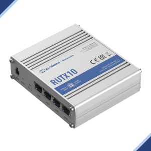 Teltonika RUTX10: Multi-WAN Router with Auto-failover, Load-balancing, and WAN Bonding Capability
